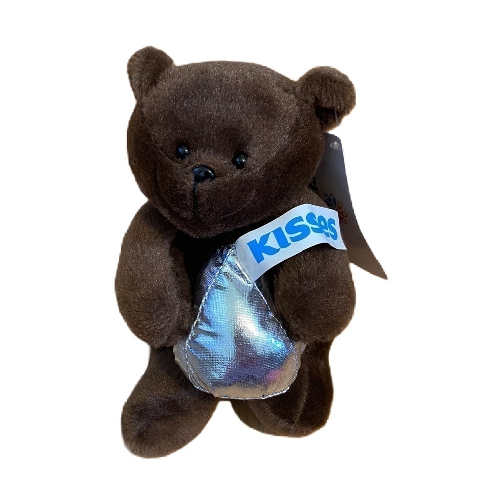 Hersheypark Kisses Stuffed Bear NEW Brown Plush Kids Toy